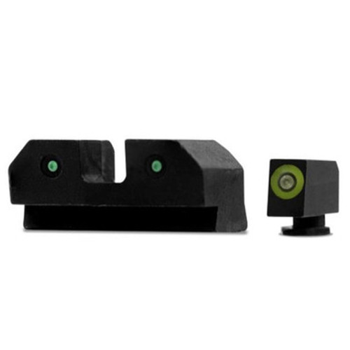 R3d Night Sights Green - Glock 17,19,22-24,26,27,31-36,38