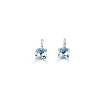 Crystal Azure Premier Drop Earrings