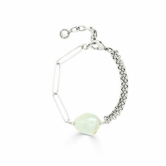 Alyssa Pearl Chain Bracelet