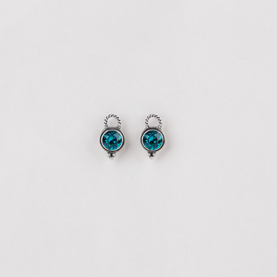 Nautical Pretty Woman Earring Charms in Turquoise