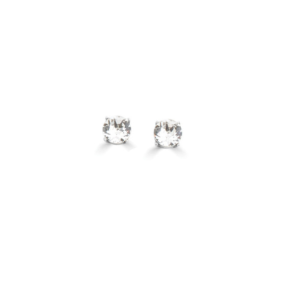 Bold Solitaire Stud Earrings