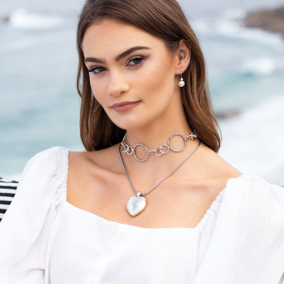 Ocean Beauty White Pearl Drop Earrings - E4896 - $27
Clifton Pearl Heart Pendant - EN1859 - $48.75
Petite Everyday Essential Necklace - N1609 40cm - $21.50