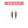 Precious Two-Tone Charm Earrings