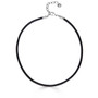 Black Leather Necklace.