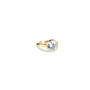 18ct Gold Vermeil Bold Cubic Zirconia Ring