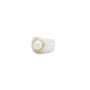 Kiss of Gold Mabe Pearl Ring