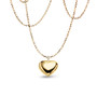 18ct Gold-plated Heart Pendant
