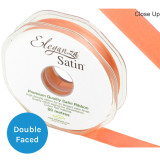 Coral Satin Ribbon - 15mm x 20m (1)