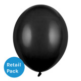 12 inch Pastel Black Latex Balloons (10) 12 inch Pastel Black Latex Balloons (10)