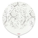 24 inch Space Nebula White Silver Kalisan Latex Balloon (1)
