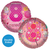 An 18 inch Sweet Treats Age 8 Foil Balloon, manufactured by Sensations.