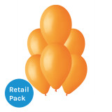 13" Standard Orange Gemar Latex Balloons (10)