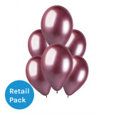 13" Shiny Pink Gemar Latex Balloons (6) 13" Shiny Pink Gemar Latex Balloons (6)