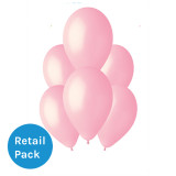 13" Standard Pink Gemar Latex Balloons (10)