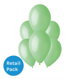 13" Standard Mint Green Gemar Latex Balloons (10)