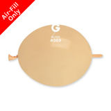6” Standard Blush Gemar G-Link Latex Balloons (100)