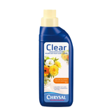 A bottle of Chrysal Clear Cut Flower Food, for extending the life of your florals!