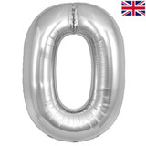 Oaktree 34" silver letter O balloon