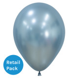 Sempertex 12" silk arctic blue latex balloons Sempertex 12" silk arctic blue latex balloons