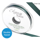 Green Satin Ribbon 10mm Oaktree