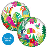 An 18 inch tropical paradise balloon An 18 inch tropical paradise balloon