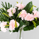 40cm Light Pink Carnation Bush (1)