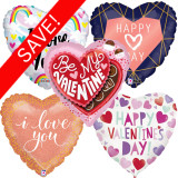 18 inch Valentine's Foil Pack 2 (25 Balloons)