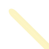 A pack of 260 Pastel Matte Yellow Sempertex Nozzle Up Entertainer Balloons