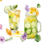 A pack of 20 Fresh Summer Lemonade Paper Napkins!