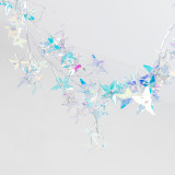 An Iridescent Star Garland, measuring approx. 1.8m!