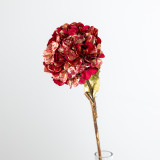 A Red & Gold Hydrangea Stem, measuring approx. 75cm!