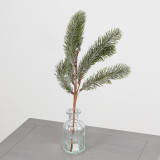 40cm Green Glittered Pine Spray (1) 40cm Green Glittered Pine Spray (1)
