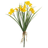 A 36cm UV Resistant Exterior Yellow Daffodil Bush.