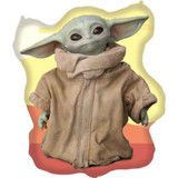 A  Mandalorian Grogu Supersized Shaped Balloon.