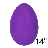 A 14 inch Purple Jumbo Fillable Easter Egg.