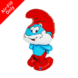 A 14 inch Papa Smurf Foil Balloon, manufactured by Grabo.
