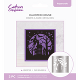 A Haunted House Silhouette Create-A-Card Die Set, manufactured by Crafter's Companion. A Haunted House Silhouette Create-A-Card Die Set, manufactured by Crafter's Companion.