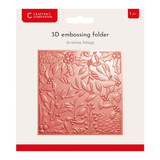 A Christmas Foliage 3D Embossing Folder, manufactured by Crafter's Companion.