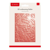 A Flourishing Holly 3D Embossing Folder, manufactured by Crafter's Companion.