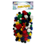 A pack of 100 Craft Planet Pom Poms. A pack of 100 Craft Planet Pom Poms.