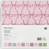 La Vie En Rose Origami Paper with 50 sheets, manufactured by Rico Design. La Vie En Rose Origami Paper with 50 sheets, manufactured by Rico Design.