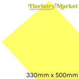 A Sheet of Neon Yellow Glow Flex Clothing Vinyl, measuring approx. 300mm x 500mm A Sheet of Neon Yellow Glow Flex Clothing Vinyl, measuring approx. 300mm x 500mm