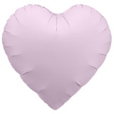 A Matte Lilac Heart Foil Balloon, manufactured by Partydeco.