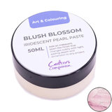 A 50ml pot of Blush Blossom Iridescent Pearl Paste. A 50ml pot of Blush Blossom Iridescent Pearl Paste.