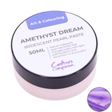 A 50ml pot of Amethyst Dream Iridescent Pearl Paste. A 50ml pot of Amethyst Dream Iridescent Pearl Paste.