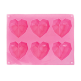 A 22cm Happy Sprinkles Diamond Hearts Silicone Mould. A 22cm Happy Sprinkles Diamond Hearts Silicone Mould.