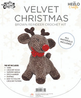 A Knitty Critters Brown Reindeer Crochet Kit. A Knitty Critters Brown Reindeer Crochet Kit.