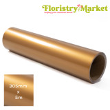A Roll of Ritrama Copper Gloss Opaque Vinyl, measuring approx. 305mm x 5m.