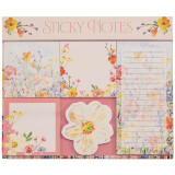 A pack of Saffron Magnetic Sticky Notes.