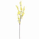A 110cm Yellow Forsythia Spray.